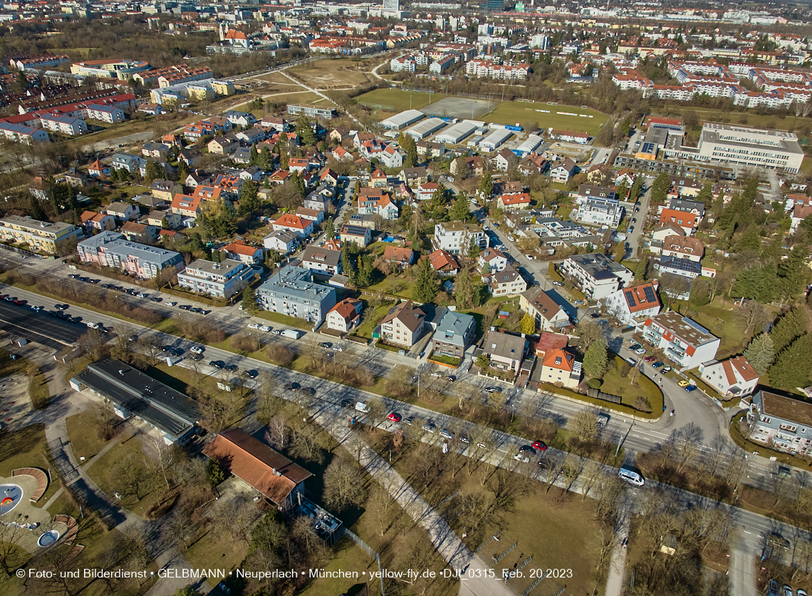 20.02.2023 -  der verschwundene Hachinger Bach in Neuperlach und Berg am Laim